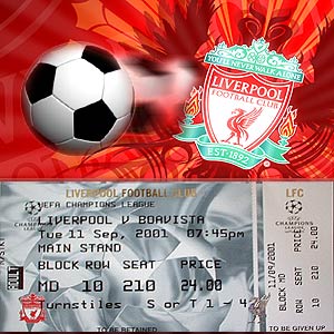 Liverpool Football Ticket